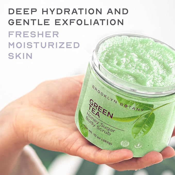 Brooklyn Botany Green Tea Honey Sugar Scrub - Image 4