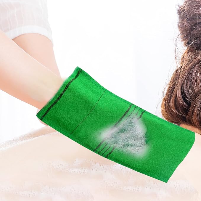 6 Pcs Exfoliating Washcloth, Korean Exfoliating Mitt Colorful Korean - Image 6