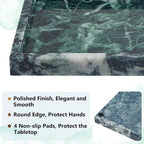 Real Natural Marble Tray for Bathroom, Kitchen and Desktop, Rectangle Genuine - Image 3
