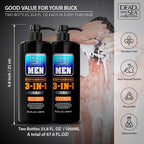 Dead Sea Collection Mens Body Wash 3 in 1 – Citrus Body Wash - Image 3