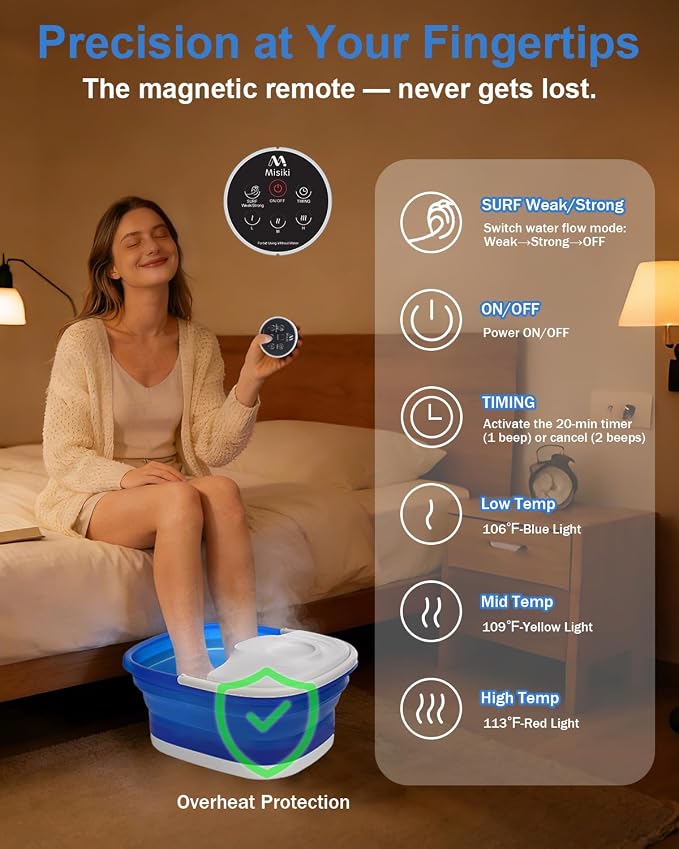 Misiki Collapsible Foot Spa Bath - Image 6