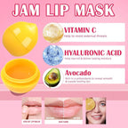 8 PCS Bee Lip Balm Lip Mask Fruit Pot - Image 4