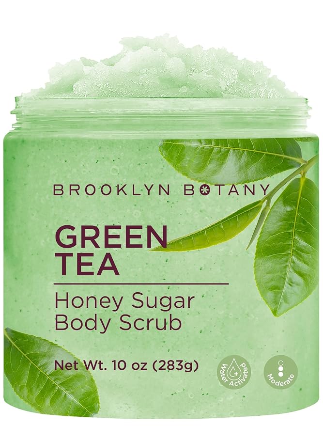 Brooklyn Botany Green Tea Honey Sugar Scrub by BrooklynBotany