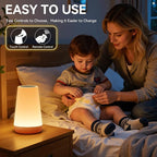 Auxmir LED Night Light Bedside Lamp Touch and Remote Control Dimmable Tabletop - Image 4