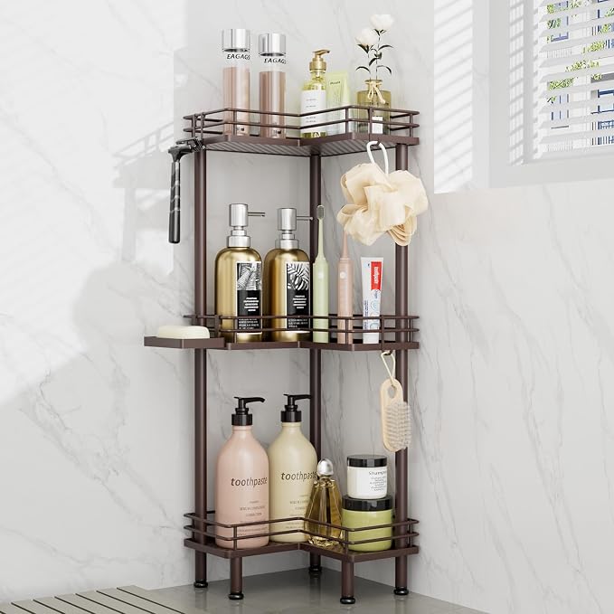 Consumest Corner Shower Caddy Standing by Consumest