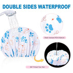 6 PCS Shower Caps for Women, Double Side Waterproof Shower Cap, Reusable - Image 5