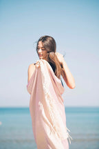 Bazaar Anatolia Turkish Beach Towel 100% Cotton Bath Towels 71x39 Quick Dry - Image 2