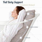 Luxury Bath Pillow for Bathtub, Soft & Comfortable Head Neck & Back Support - Image 2