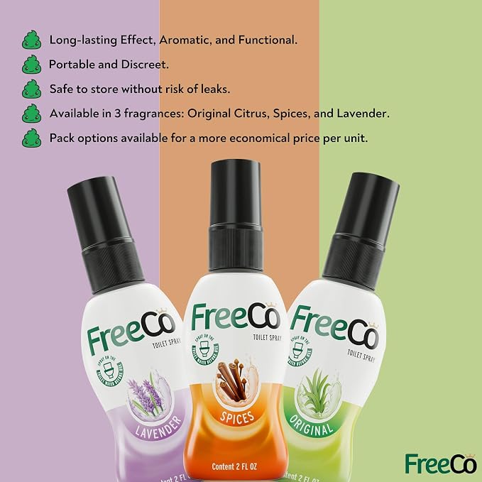 Freeco Before-you-go Toilet Spray | Stops odour Before it Begins - Image 6