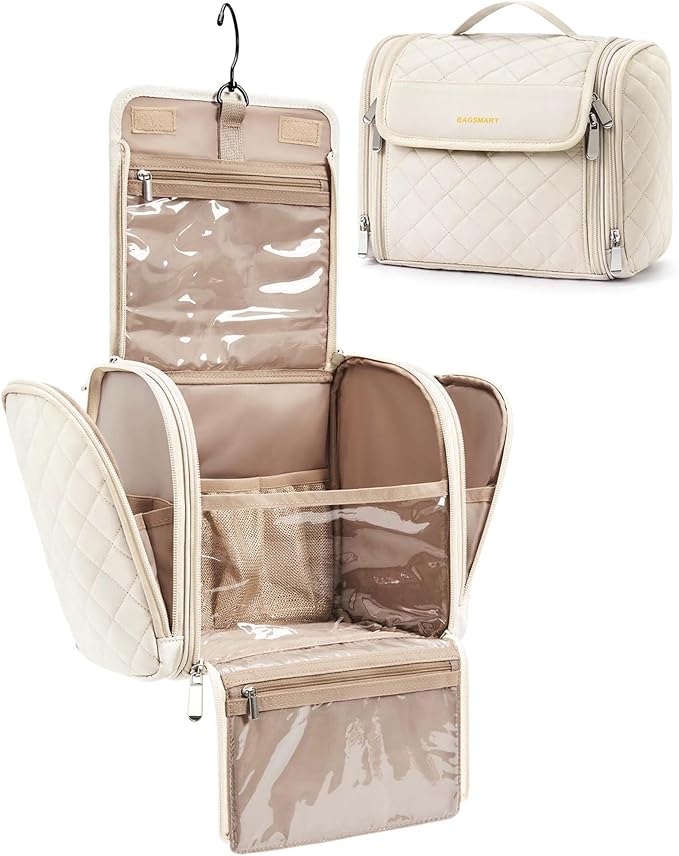 BAGSMART Toiletry Bag Travel Makeup Bag by BAGSMART