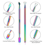 Cuticle Trimmer with Cuticle Pusher and Cutter, YINYIN Cuticle Remover Cutter - Image 3
