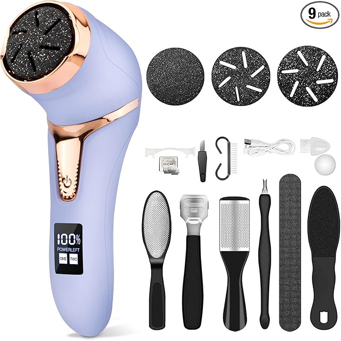 Callus Remover for Feet, Portable Pedicure Kit Foot File Callus Remover by Hoxida