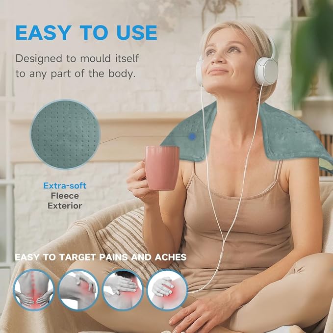 GOTCOZY Heating Pad for Back Pain Relief & Cramps, Electric Heating Pads for - Image 5