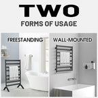 Paraheeter Wall Mounted & Freestanding Heated Towel Rack - Image 4