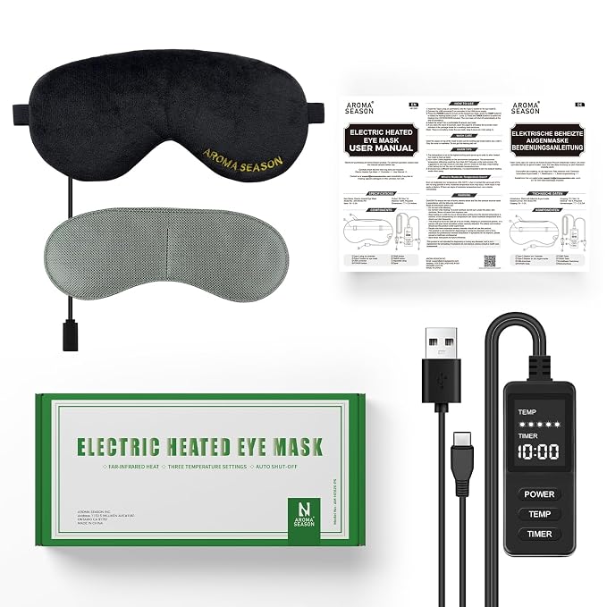 Aroma Season Heated Eye Mask, Warm Eye Compress - Image 8