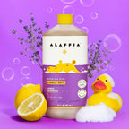 Alaffia Bubble Bath for Babies & Kids, Lemon Lavender 2-Pack – Long-Lasting - Image 7