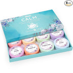 CalmNFiz Shower Steamers 8 Pack Set Shower Bombs Tablets in Box by CalmNFiz