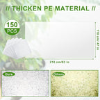 Teling 150 Pcs 60 Pcs Disposable Sauna Blanket Liners, 47x83 Inch Plastic Sheets - Image 3