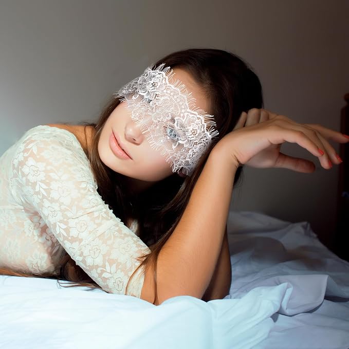 FRESHME Lace Blindfold Sleep Mask - Image 2