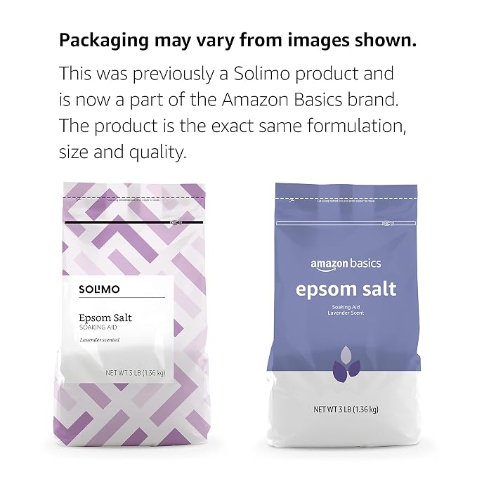 Amazon Basics Epsom Salt, Lavender Scented, 3 Pound - Image 2