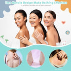 4 Pack Exfoliating Washcloth Back Scrubber Set, 2 Exfoliating Body Scrubber - Image 5