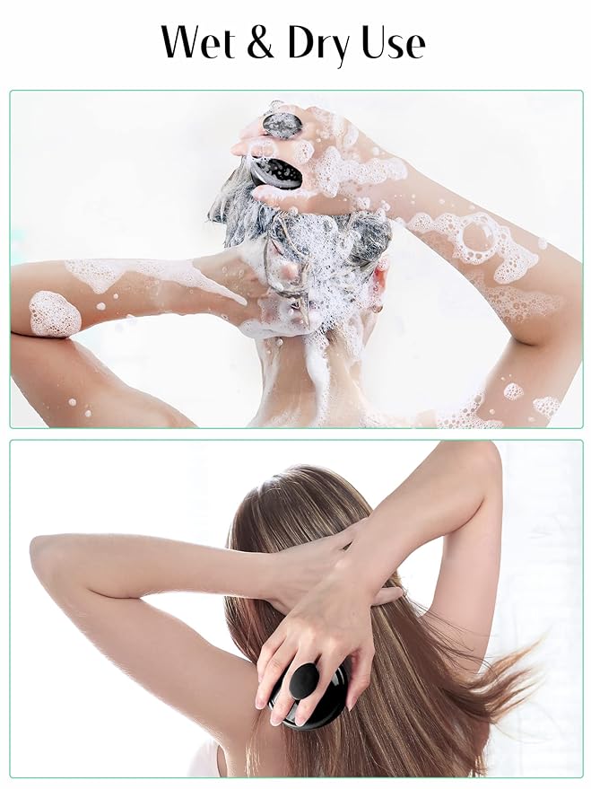 HEETA Scalp Massager Hair Growth, Soft Silicone Scalp Scrubber Shampoo Brush - Image 5