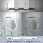 Tipace 3 Lights Dimmable LED Modern Vanity Lights - Image 2