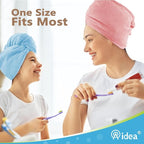 AIDEA Microfiber Hair Towel Wrap, 5 Pack Hair Turbans, Super Absorbent Quick - Image 5