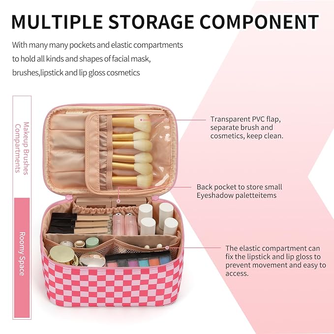 OCHEAL Makeup Bag Portable Cosmetic Bag - Image 2