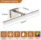 SOLFART Vanity Lights for Bathroom: 24 Inch Bathroom Lighting Fixtures Over - Image 5