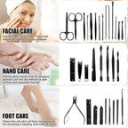 Manicure Set Pedicure Kit Womens Nail Clippers Set 32 in 1 Professional - Image 2