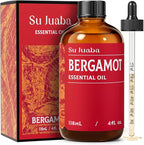 SU JUABA Bergamot Essential Oil 4 Fl Oz, 100% Pure Natural by Unknown