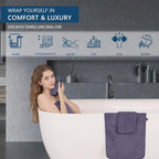 Extra Large Bath Sheet Set of 4, Ultra Soft Fluffy Towel, 35”x 70”Oversized - Image 6