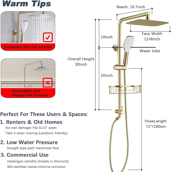 SonTiy Rain Shower Head System - Image 8