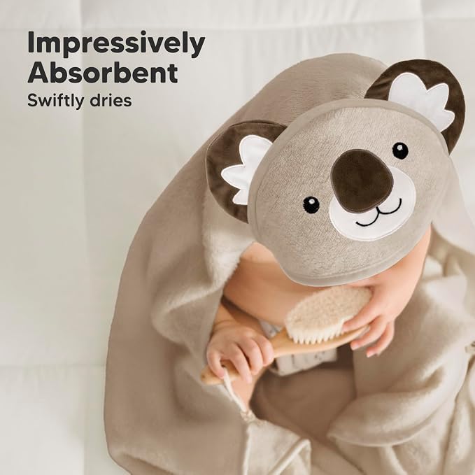 KeaBabies Hooded Baby Towel for Newborn - Image 5