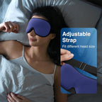 YFONG Weighted Sleep Mask, Women Men 3D Eye Mask Blocking Lights Sleeping Mask - Image 8