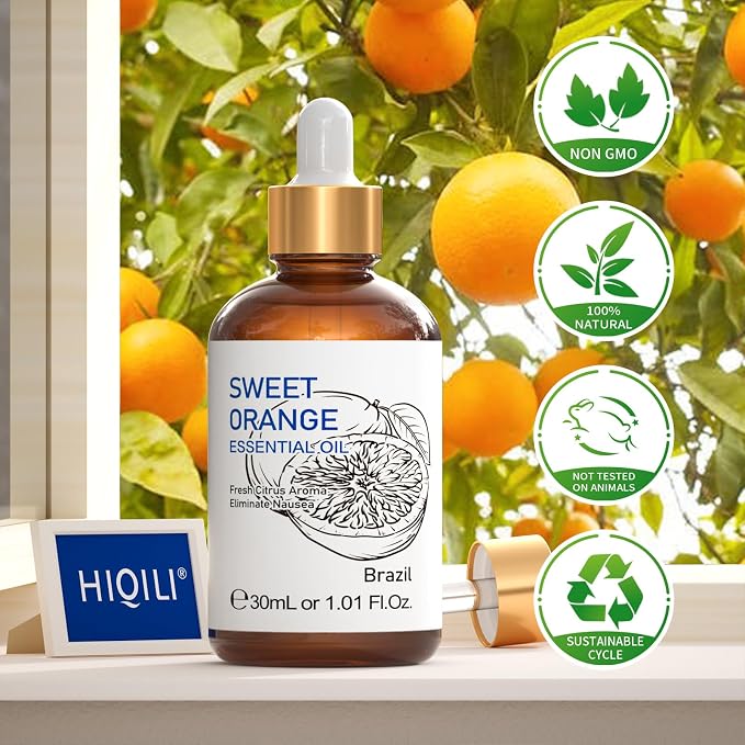 HIQILI 30ML Sweet Orange Essential Oil - Image 8