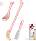 New Foot Brush & Foot File Set, 3-in-1 Foot Scrubber in Shower, by GEENOA