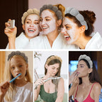 3 Pack Terry Cloth Spa Headbands - Image 6