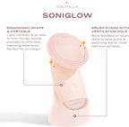 SoniGlow Silicone Face Scrubber/Facial Cleansing Brush – Electric Vibrating - Image 6
