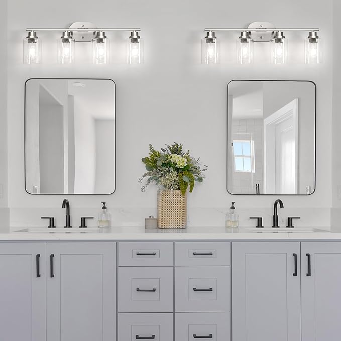 Ascher 4-Light Bathroom Light Fixtures, Modern Vanity Lights - Image 9