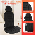 Back Massager with Heat，Vibration Massage Chair Pad with 5 Massage Modes & - Image 6