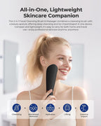Facial Cleansing Brush & Massager, 2 in 1 Facial Skin Scrubber Waterproof and - Image 7
