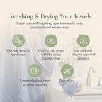 Springtree Home Luxury Bamboo Rayon Bath Towel Set of 4 | 35% Bamboo Rayon - Image 8