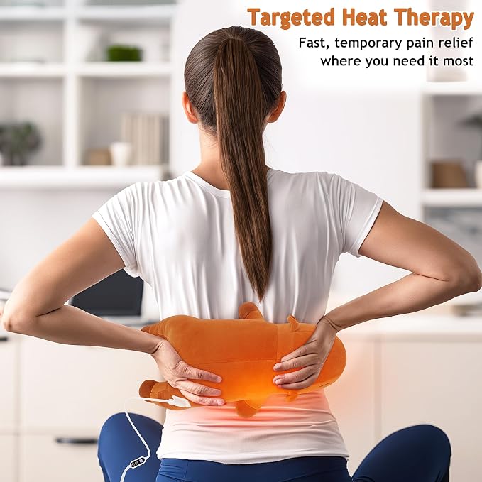 Electric Heating Pad for Cramps & Menstrual Pain Relief, USB Powered Portable - Image 4