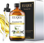 EUQEE 118ml Vanilla Essential Oil, Pure Vanilla Fragrance Essential Oil by EUQEE