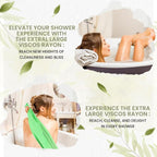 etreetowel Extra Large Size 35.4" x 11" Korean Asian Exfoliating Bath - Image 3