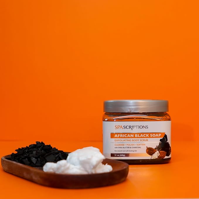 SpaScriptions African Black Soap Sugar Scrub - Image 3