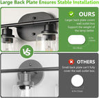 Ascher 4-Light Bathroom Light Fixtures, Modern Vanity Lights - Image 4