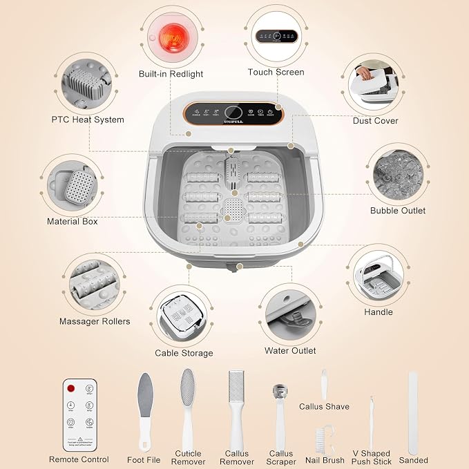 UNIFULL Collapsible Foot Spa Bath - Image 2